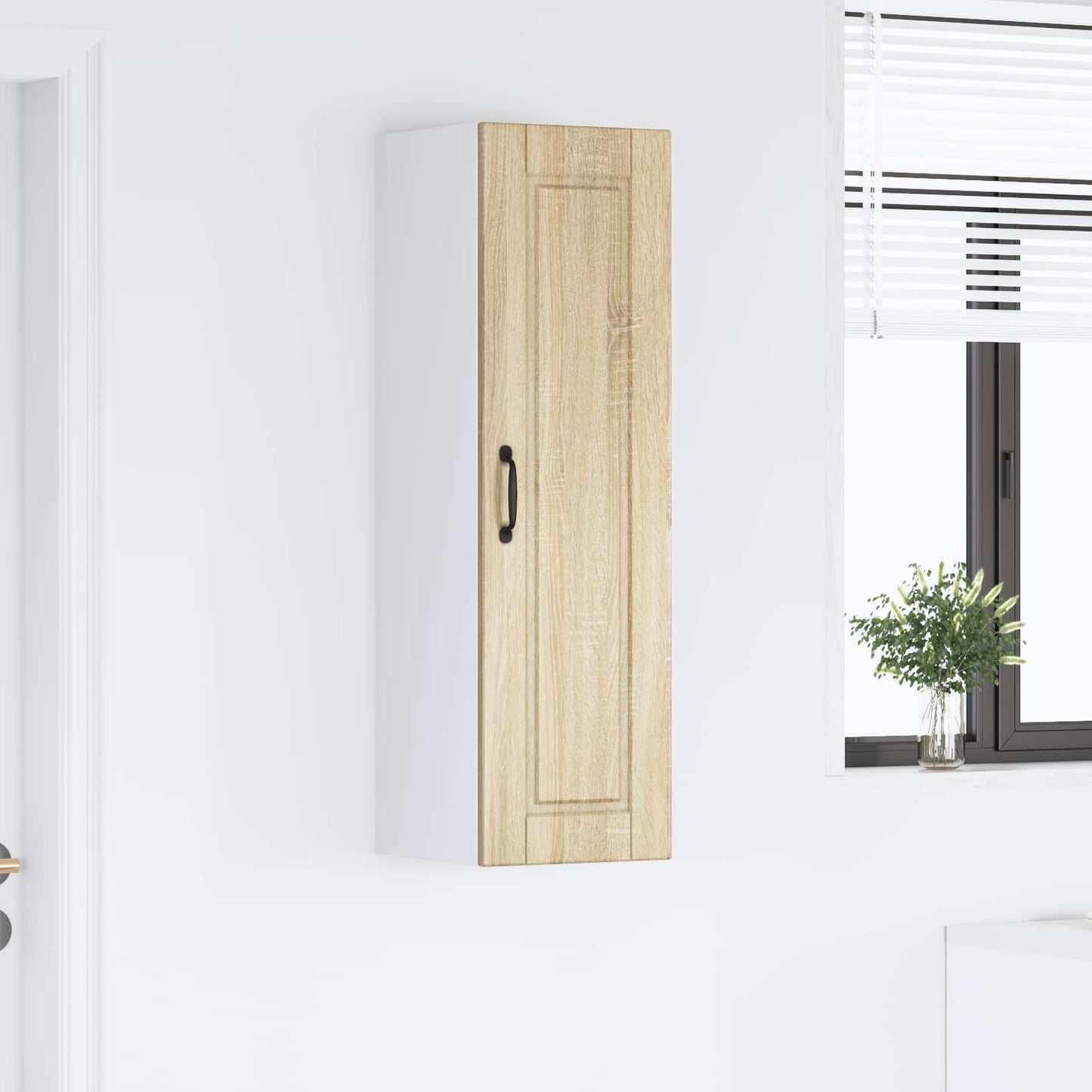 Armadietto a muro PORTO Rovere Sonoma 30 x 31 x 100 cm | homemem39