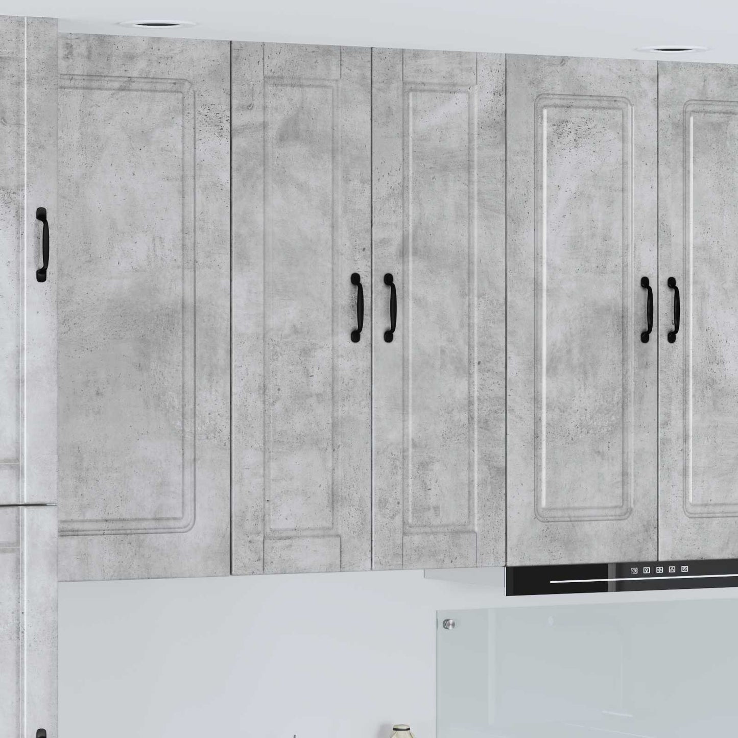 Armadietto a muro PORTO Grigio cemento 30 x 31 x 100 cm | homemem39