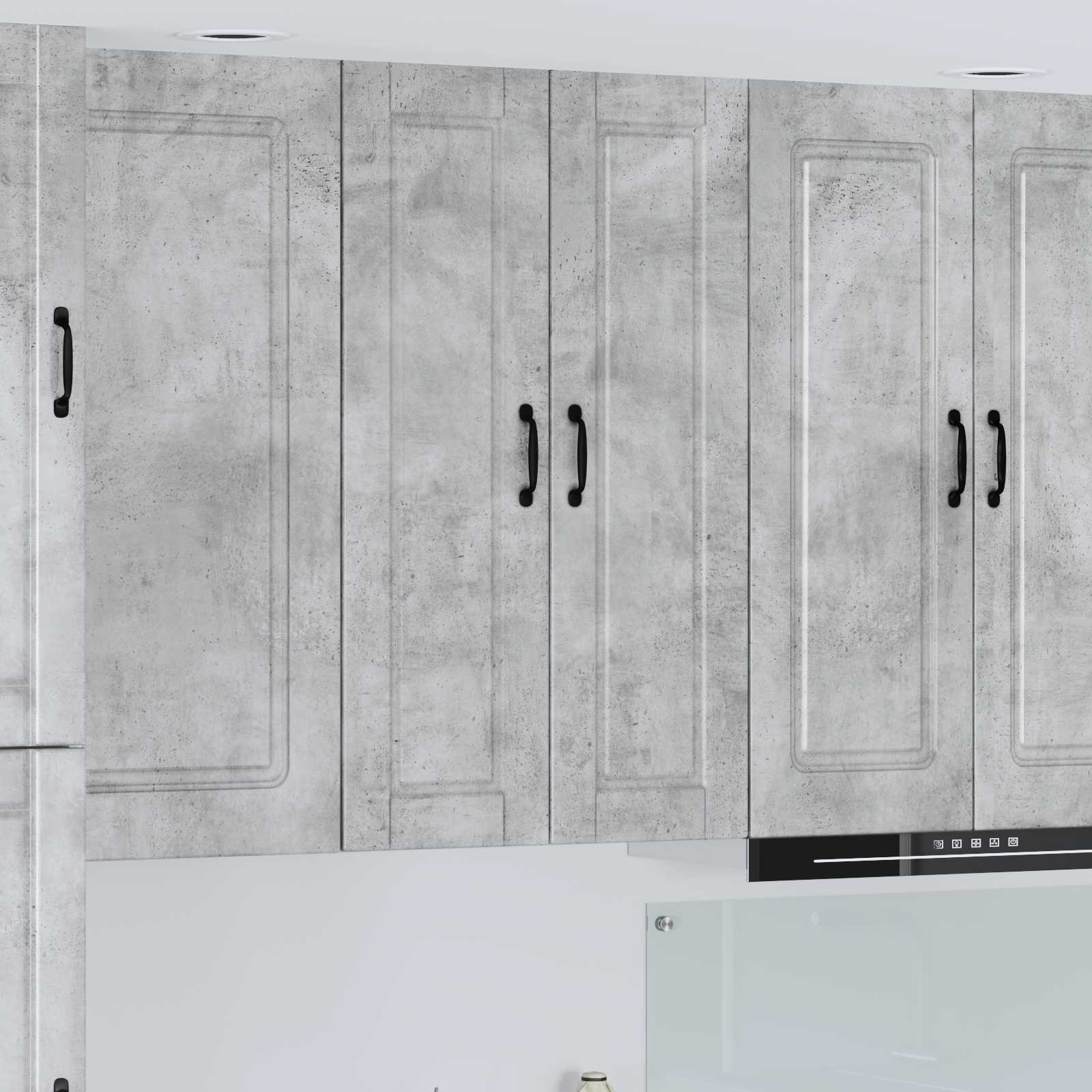 Armadietto a muro PORTO Grigio cemento 30 x 31 x 100 cm | homemem39