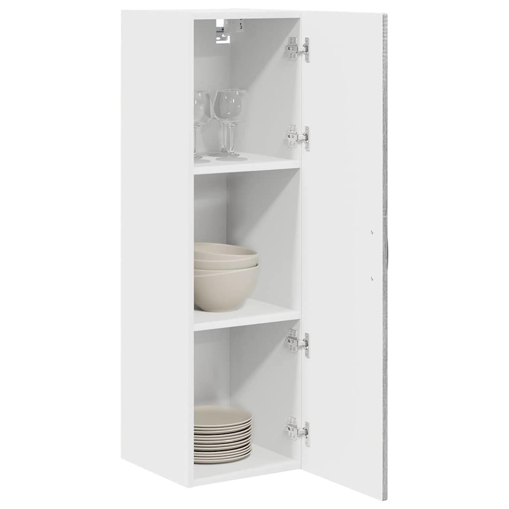 Armadietto a muro PORTO Grigio Sonoma 30 x 31 x 100 cm | homemem39