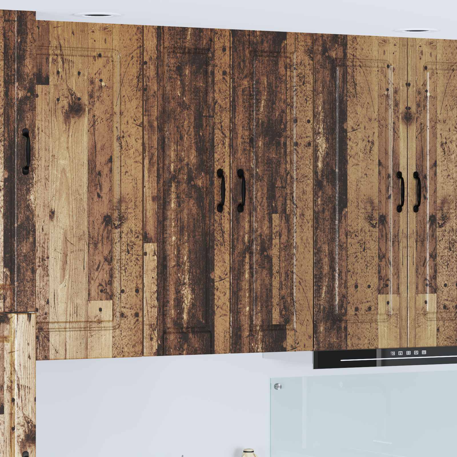 Armadietto a muro PORTO Legno vecchio 30 x 31 x 100 cm | homemem39
