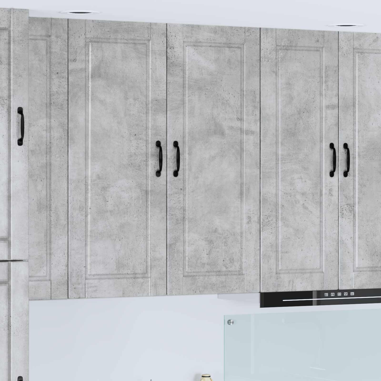 Armadietto a muro PORTO Grigio cemento 40 x 31 x 100 cm | homemem39
