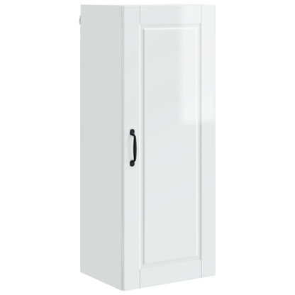 Armadietto a muro PORTO Bianco Lucido 40 x 31 x 100 cm | homemem39