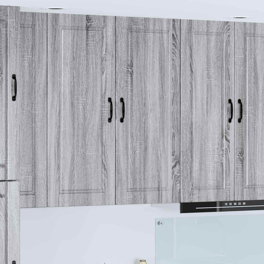 Armadietto a muro PORTO Grigio Sonoma 40 x 31 x 100 cm | homemem39