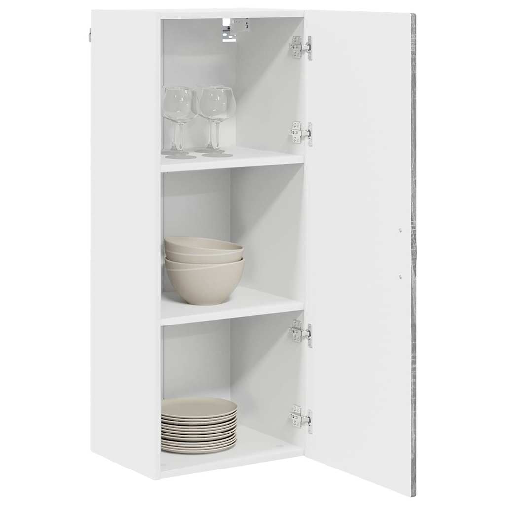 Armadietto a muro PORTO Grigio Sonoma 40 x 31 x 100 cm | homemem39