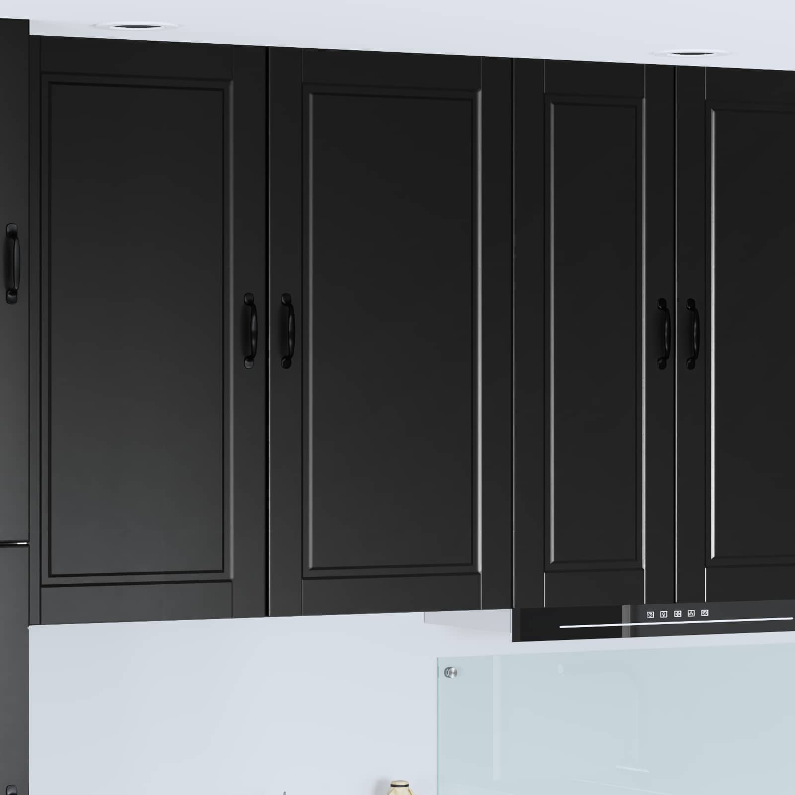Pannello lavastoviglie Nero 50 x 31 x 100 cm Legno multistrato | homemem39
