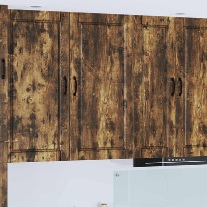 Armadietto a muro PORTO Rovere fumé 50 x 31 x 100 cm