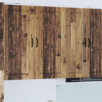 Armadietto a muro PORTO Legno vecchio 50 x 31 x 100 cm