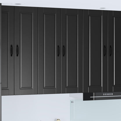 Armadietto a muro PORTO Nero 60 x 31 x 100 cm Legno multistrato