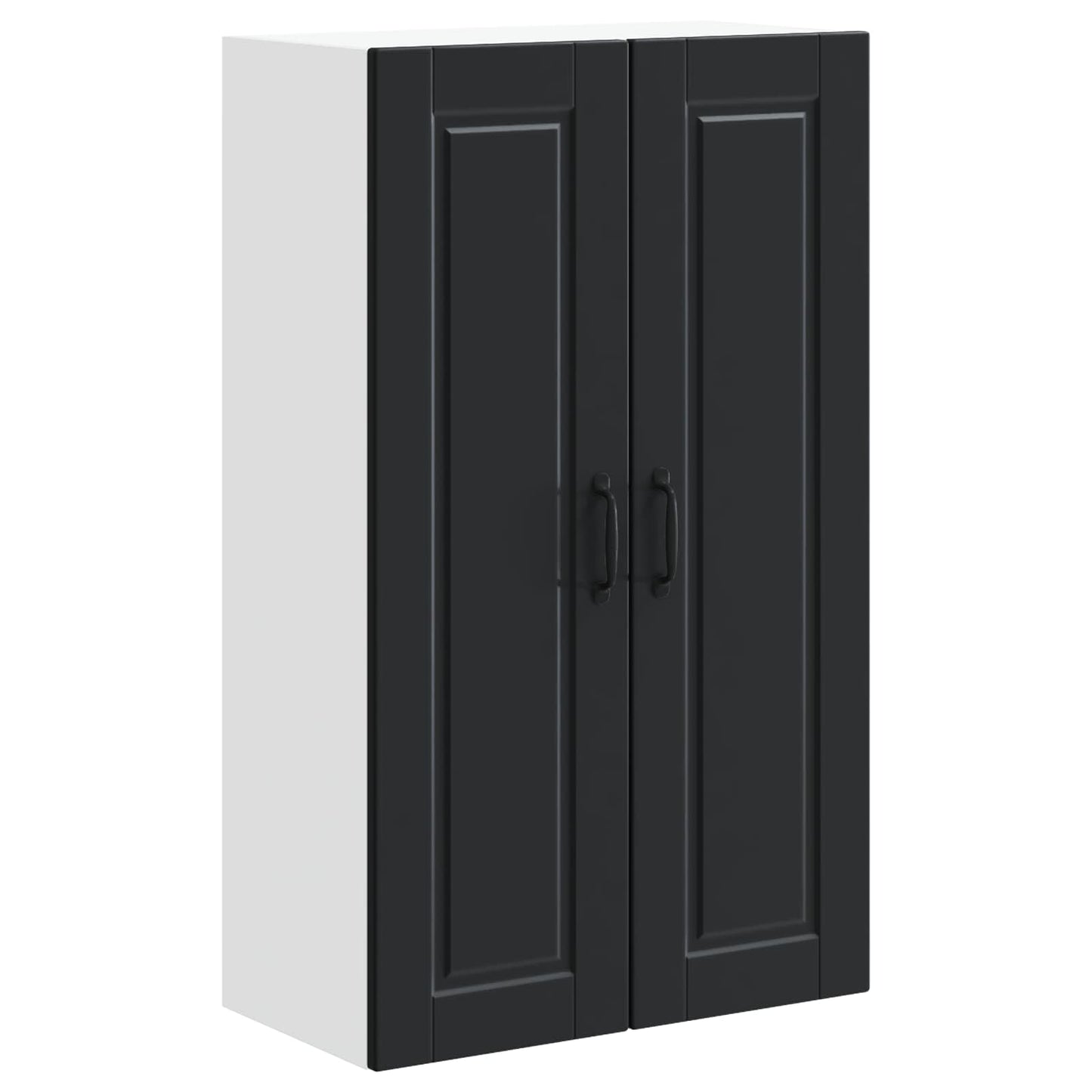 Armadietto a muro PORTO Nero 60 x 31 x 100 cm Legno multistrato