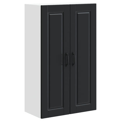 Armadietto a muro PORTO Nero 60 x 31 x 100 cm Legno multistrato