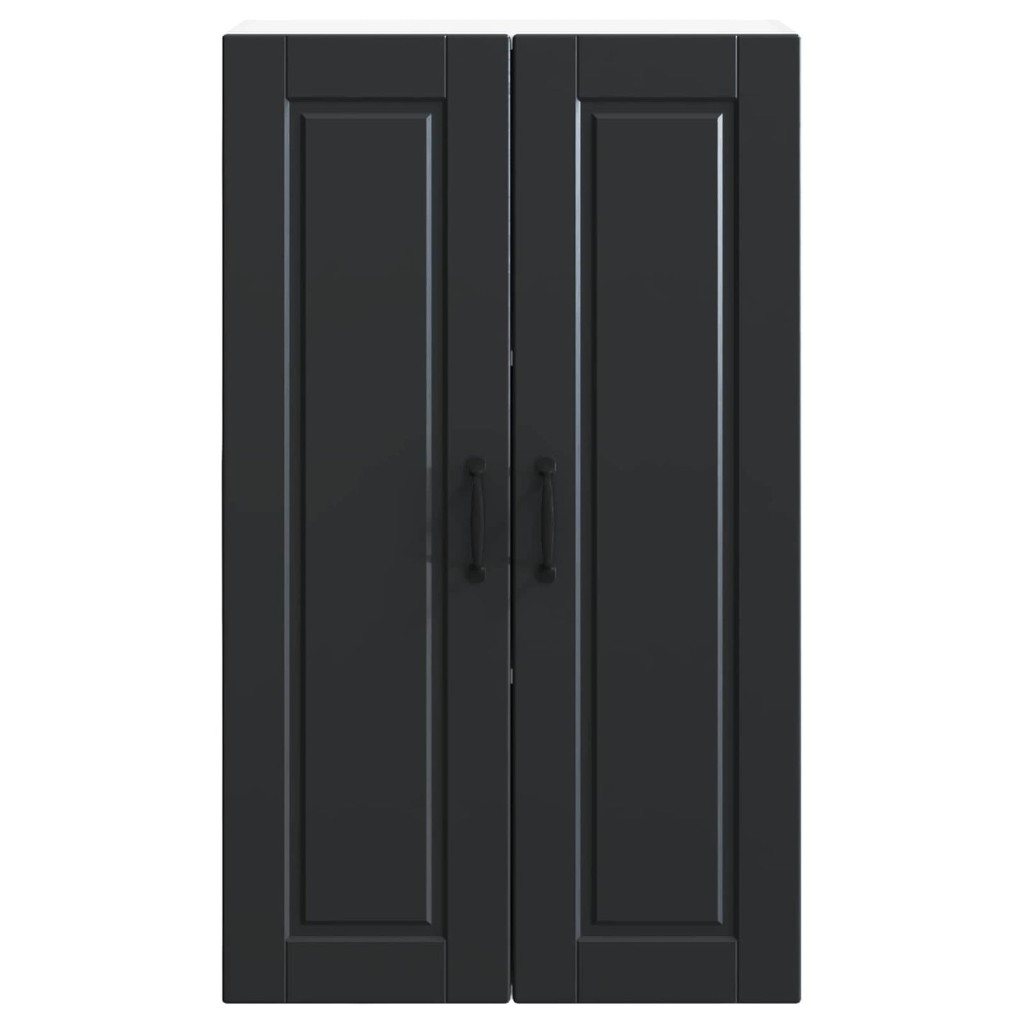 Armadietto a muro PORTO Nero 60 x 31 x 100 cm Legno multistrato