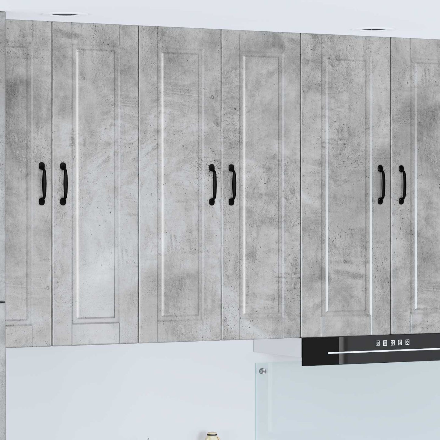 Armadietto a muro PORTO Grigio cemento 60 x 31 x 100 cm