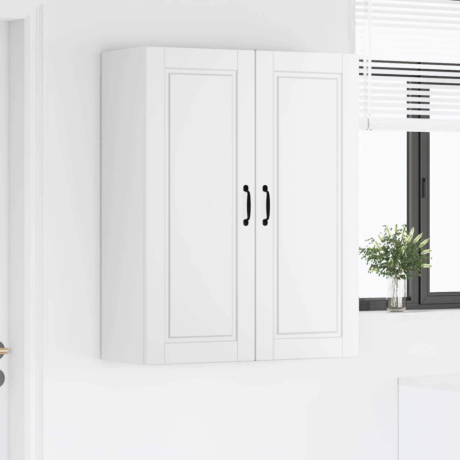 Pannello lavastoviglie con lo scaffale Bianco 80 x 31 x 100 cm | homemem39