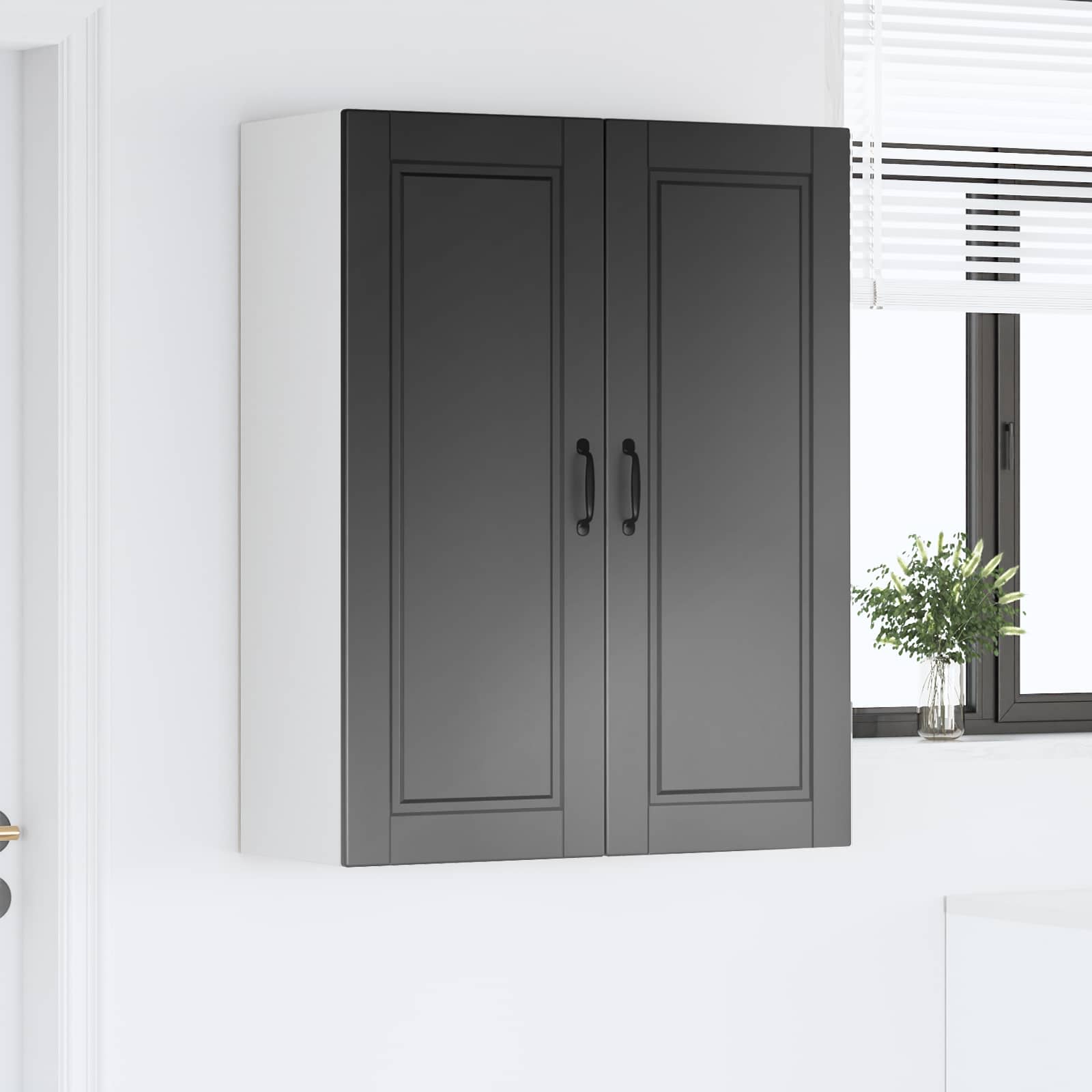 Pannello lavastoviglie Nero 80 x 31 x 100 cm Legno multistrato | homemem39
