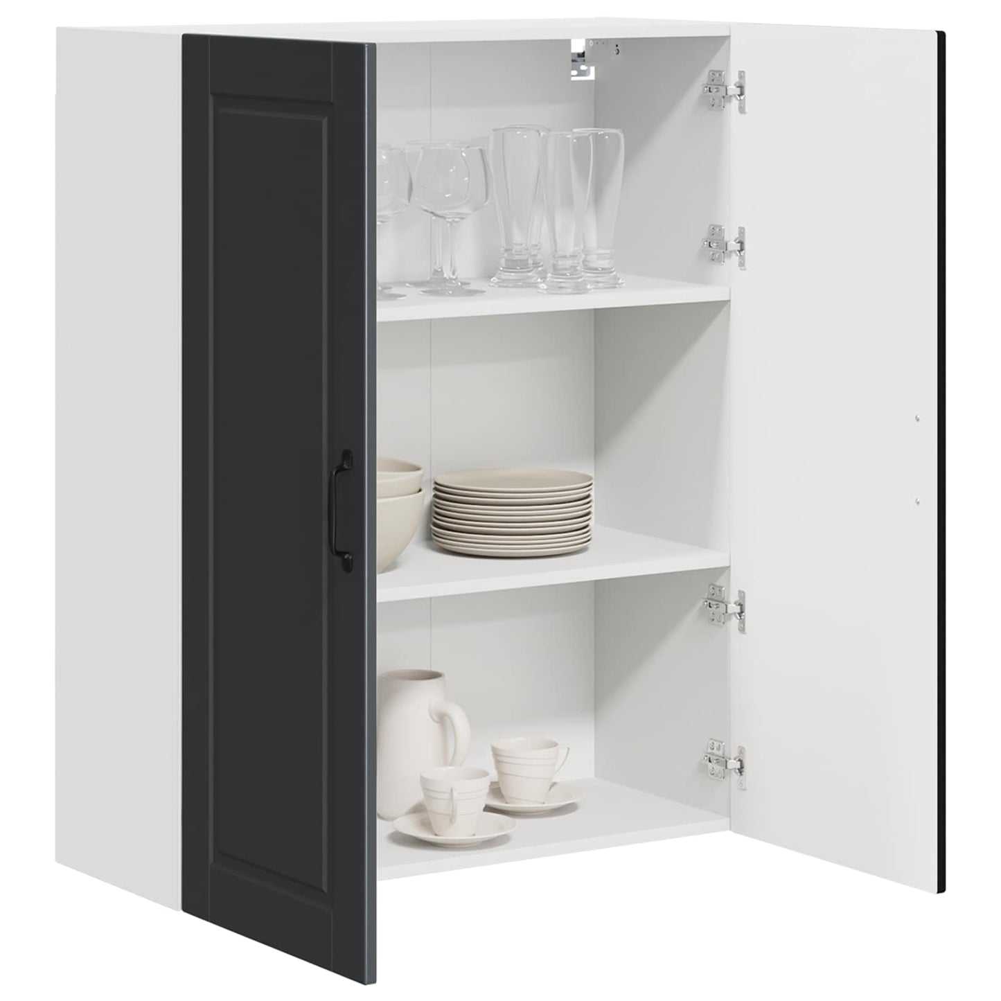 Pannello lavastoviglie Nero 80 x 31 x 100 cm Legno multistrato | homemem39