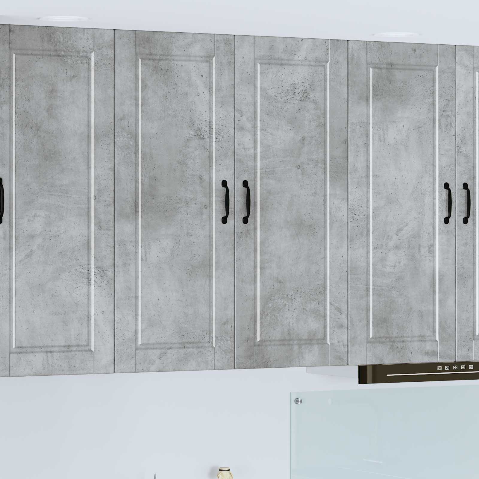 Pannello lavastoviglie Grigio cemento 80 x 31 x 100 cm | homemem39