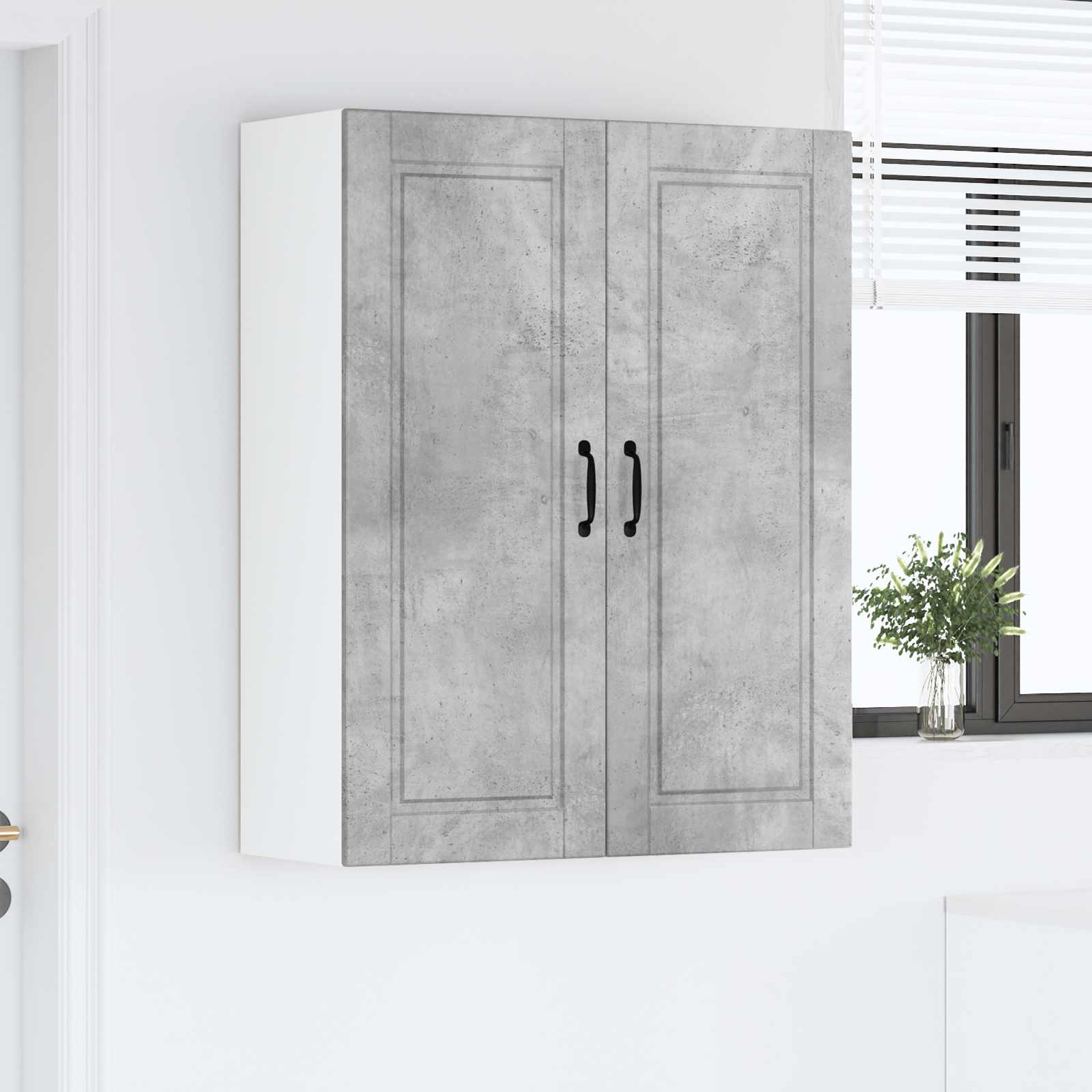 Pannello lavastoviglie Grigio cemento 80 x 31 x 100 cm | homemem39