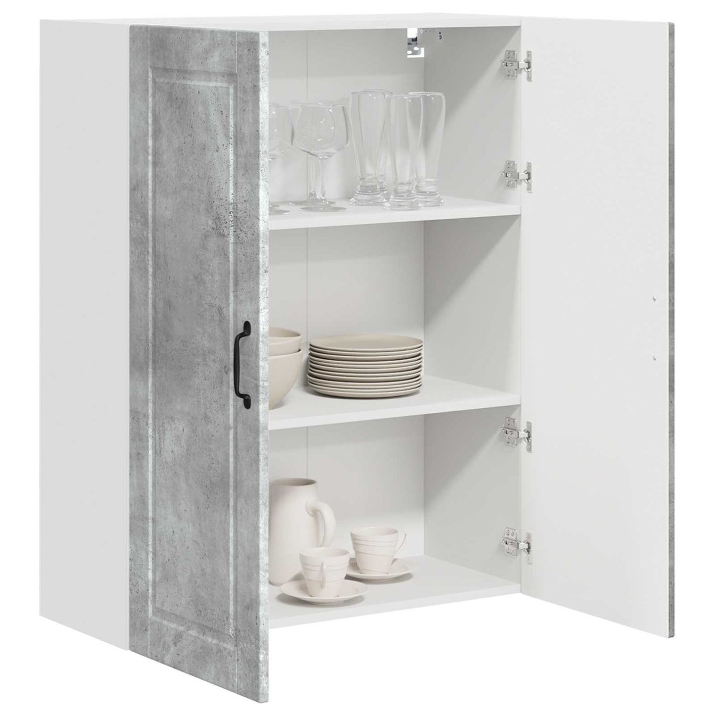 Pannello lavastoviglie Grigio cemento 80 x 31 x 100 cm | homemem39