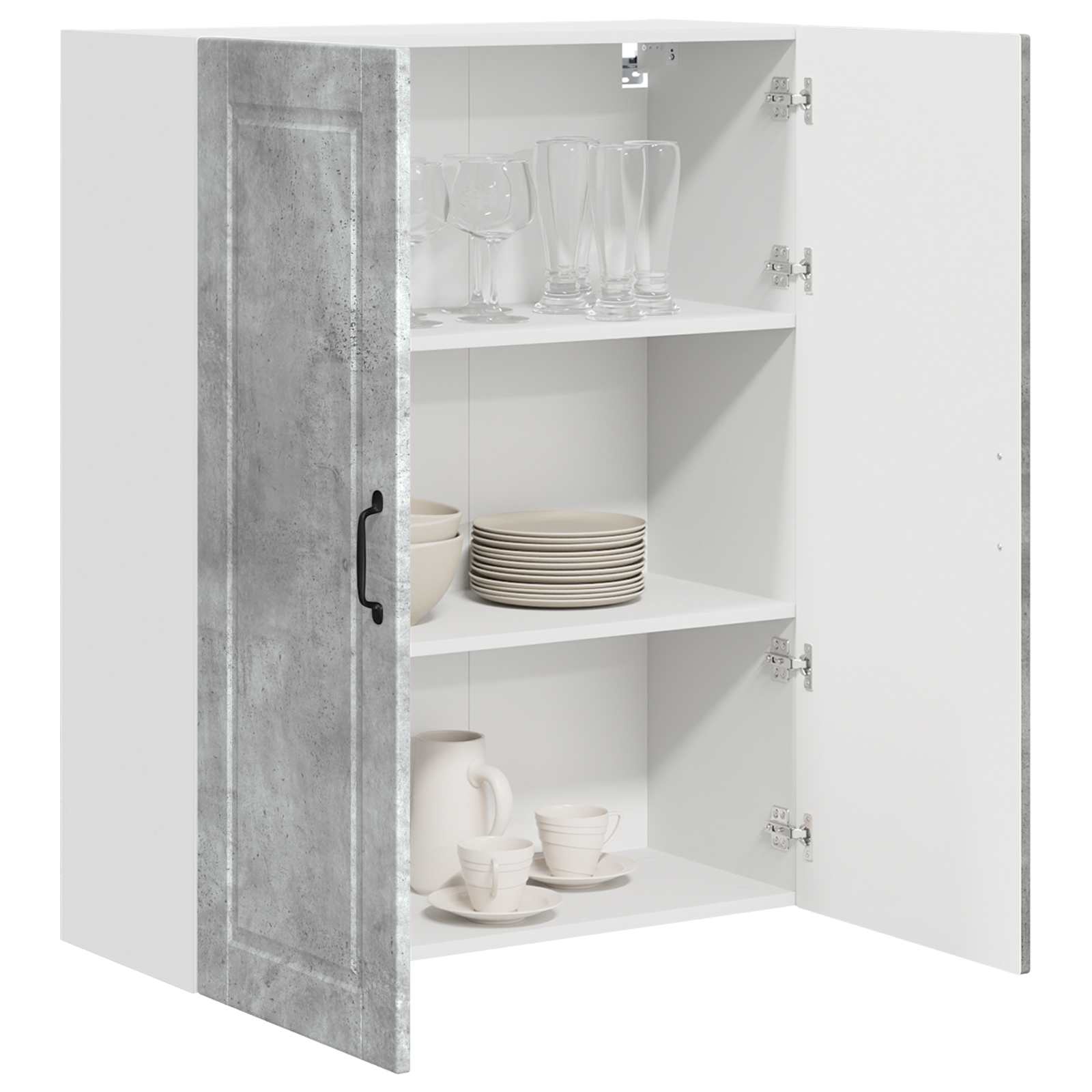Pannello lavastoviglie Grigio cemento 80 x 31 x 100 cm | homemem39