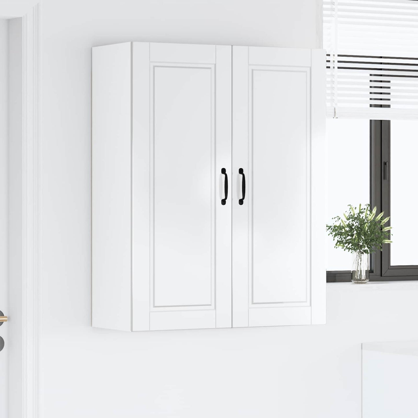 Pannello lavastoviglie con porta Bianco Lucido 80 x 31 x 100 cm | homemem39