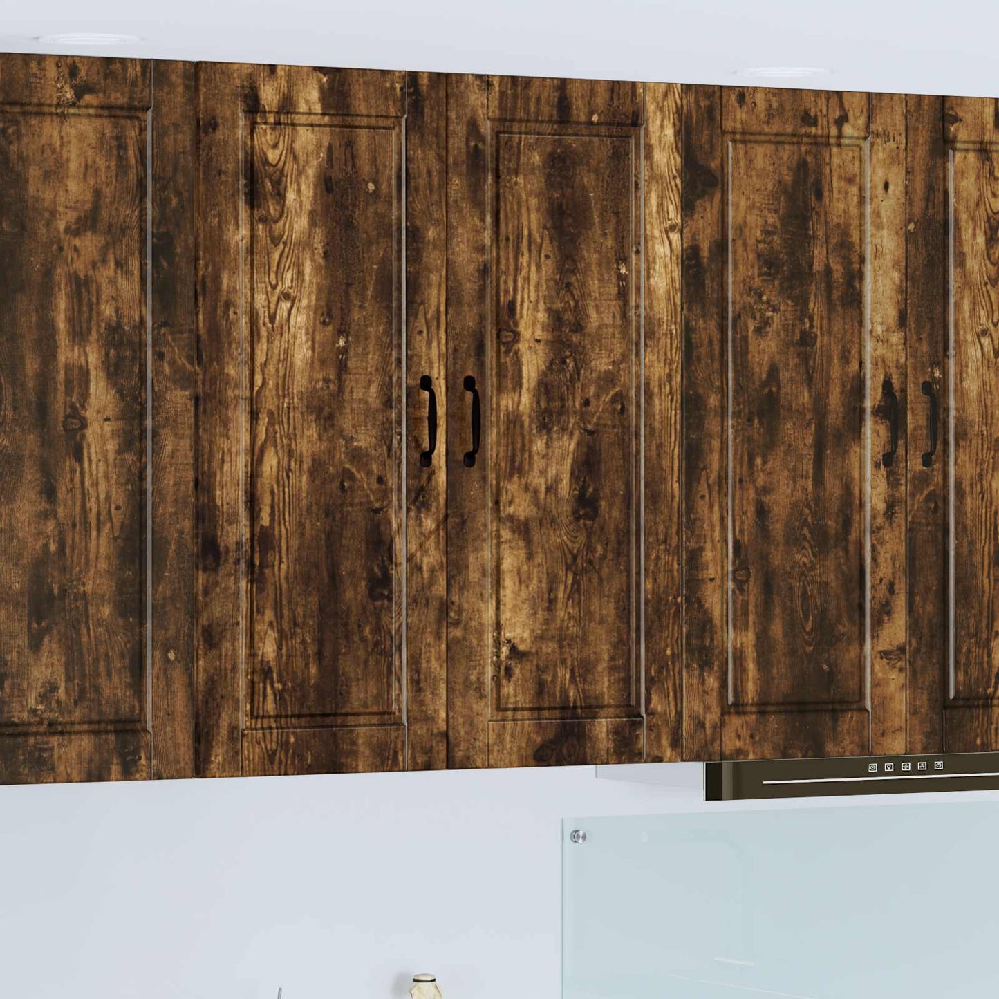 Armadietto a muro PORTO Rovere fumé 80 x 31 x 100 cm