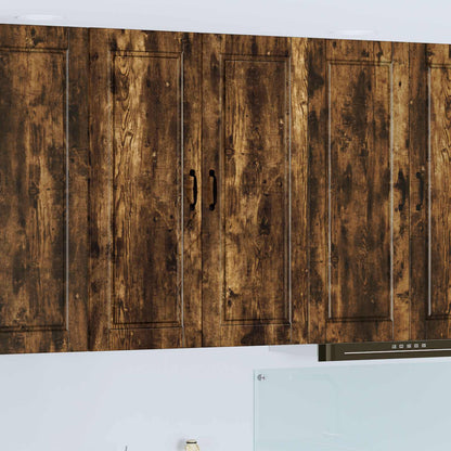 Armadietto a muro PORTO Rovere fumé 80 x 31 x 100 cm