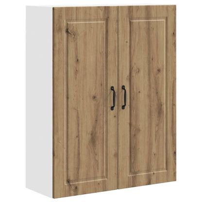 Armadietto a muro PORTO Rovere artigianale 80 x 31 x 100 cm