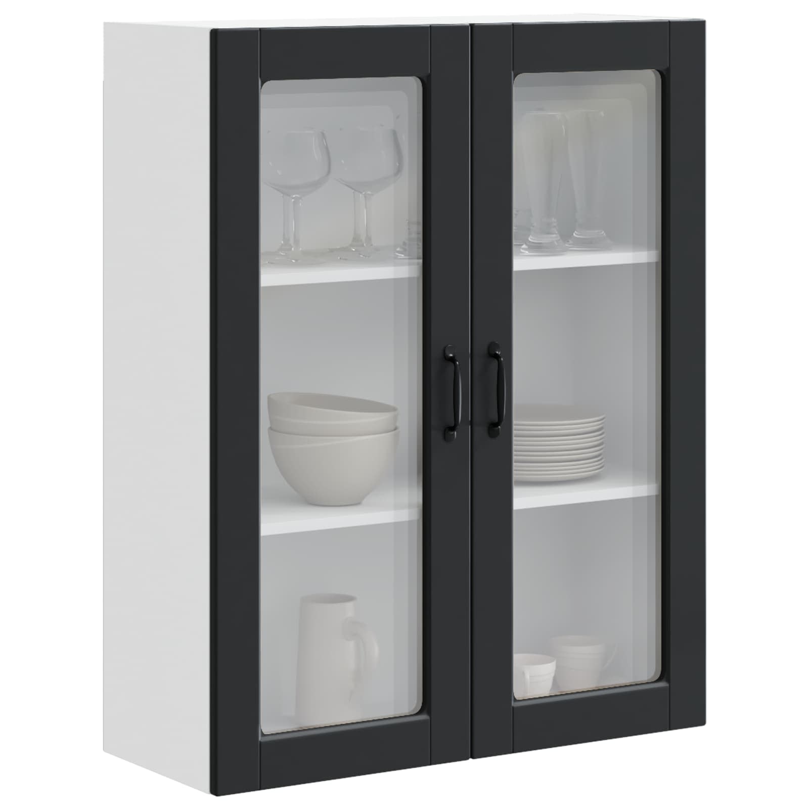 Pannello lavastoviglie Nero 80 x 31 x 100 cm Legno multistrato | homemem39