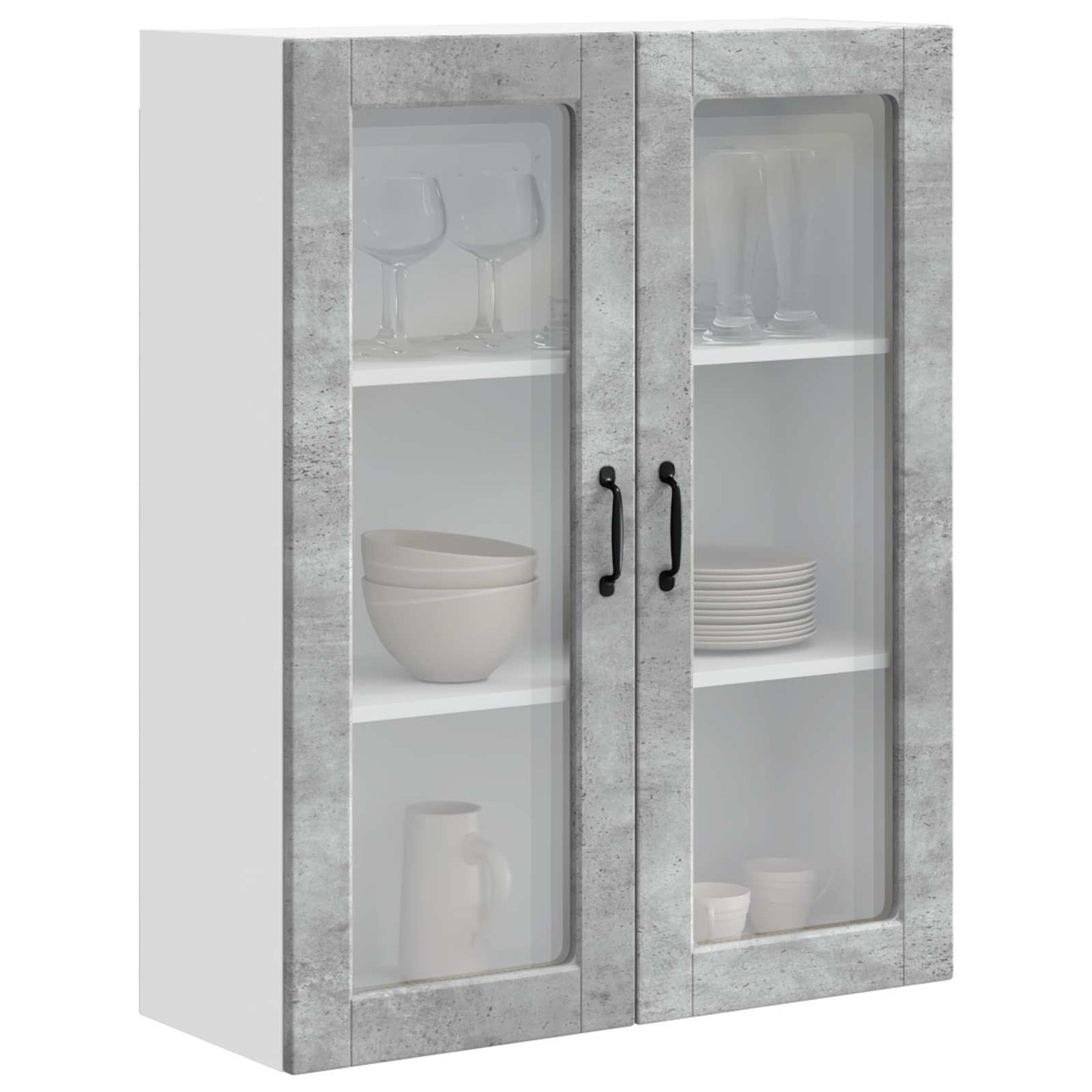 Pannello lavastoviglie Grigio cemento 80 x 31 x 100 cm | homemem39