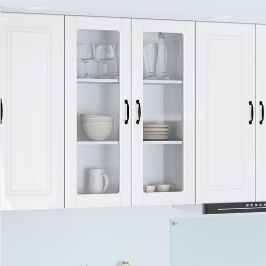 Pannello lavastoviglie con porta Bianco Lucido 80 x 31 x 100 cm | homemem39