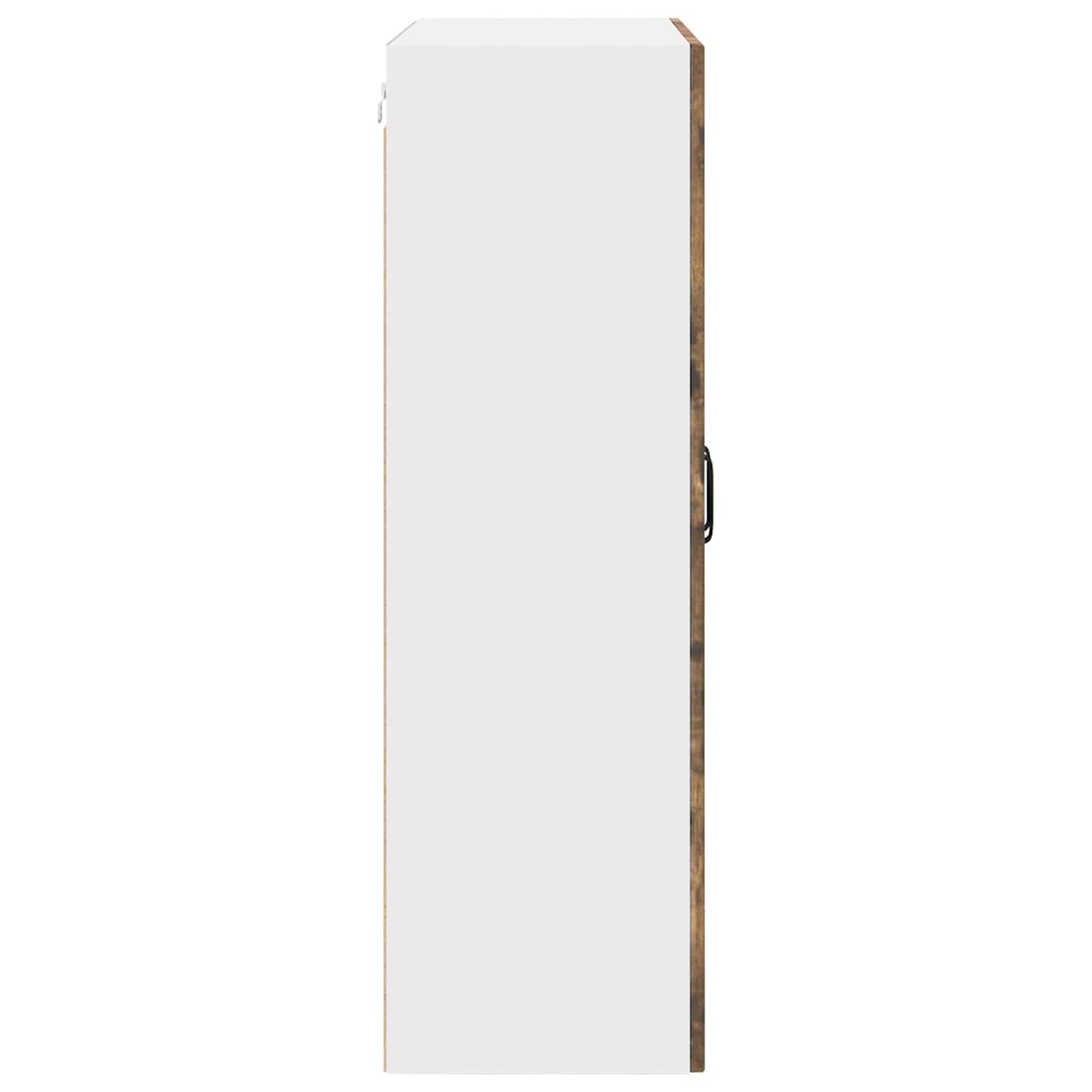 Mobile in vetro da parete PORTO Rovere fumé 80 x 31 x 100 cm