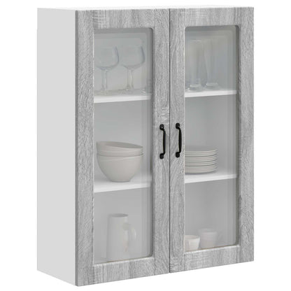 Pannello lavastoviglie con porta Grigio Sonoma 80 x 31 x 100 cm | homemem39