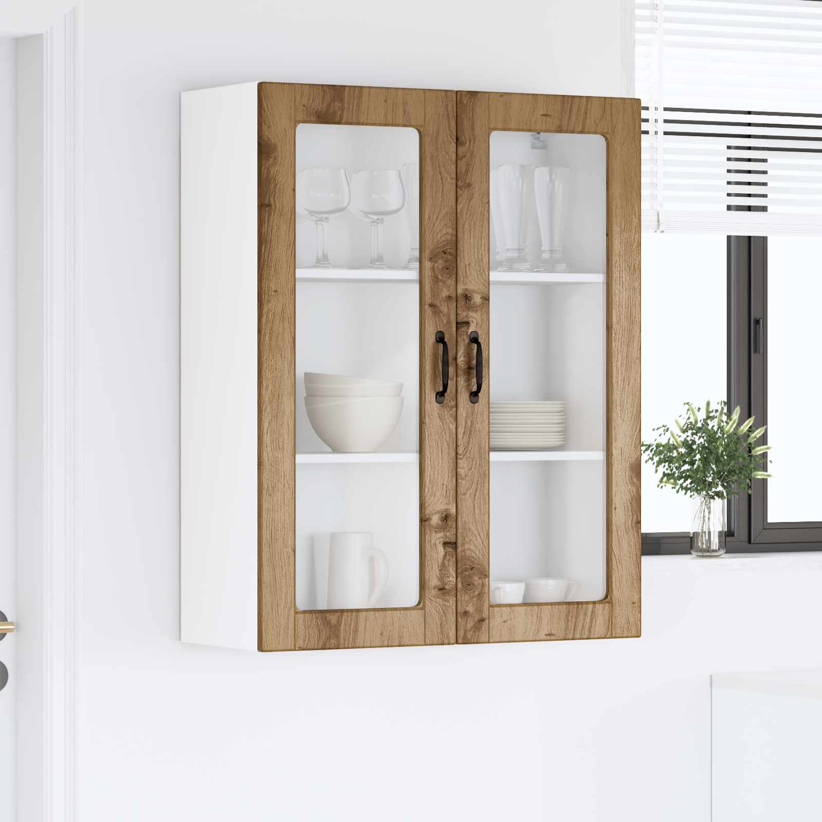 Pannello lavastoviglie Rovere artigianale 80 x 31 x 100 cm | homemem39