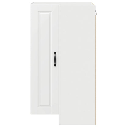 Mobile angolare per parete PORTO Bianco 57 x 57 x 100 cm