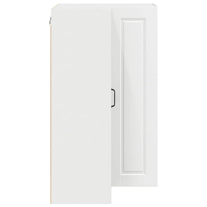 Mobile angolare per parete PORTO Bianco 57 x 57 x 100 cm
