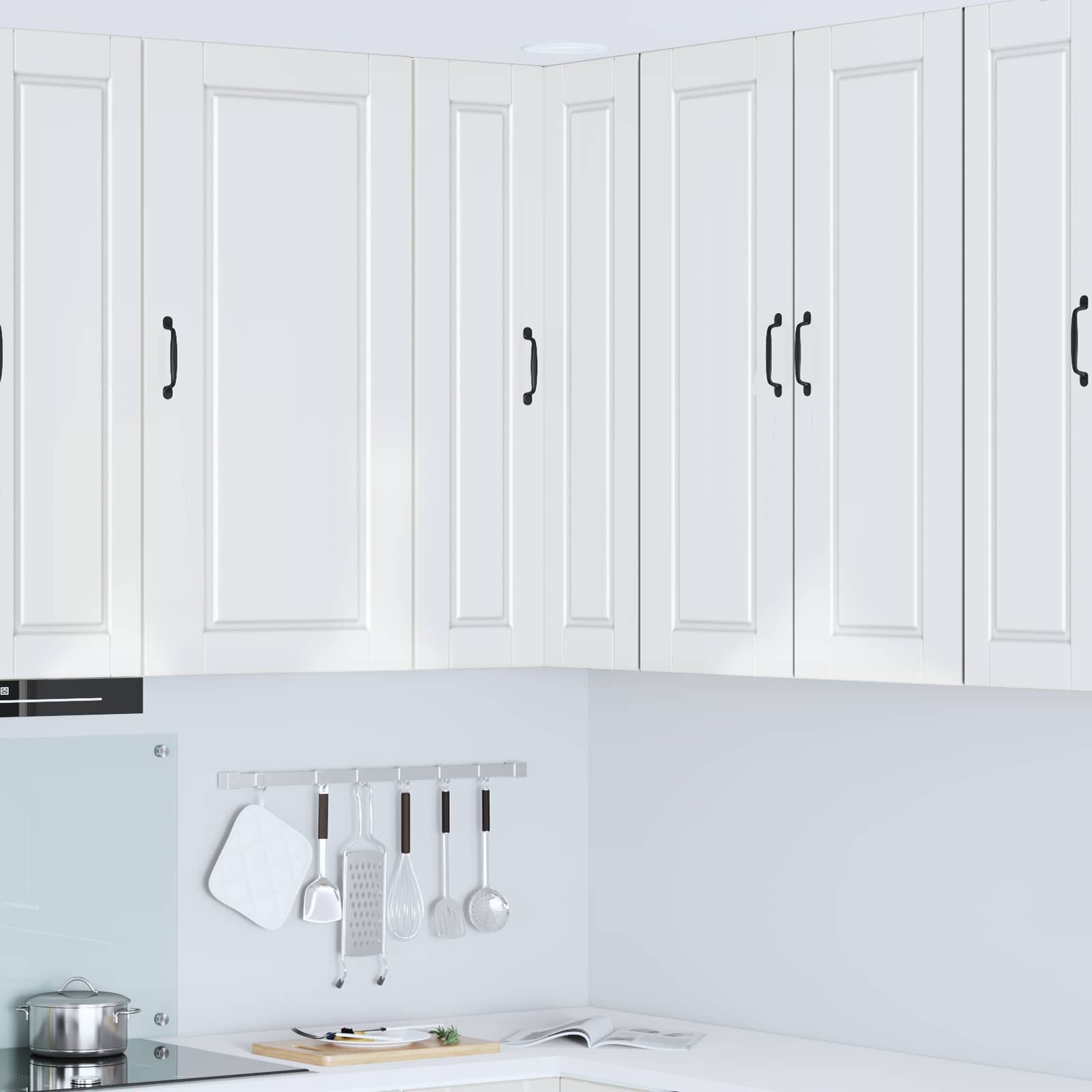 Pannello lavastoviglie con porta Bianco Lucido 57 x 57 x 100 cm | homemem39