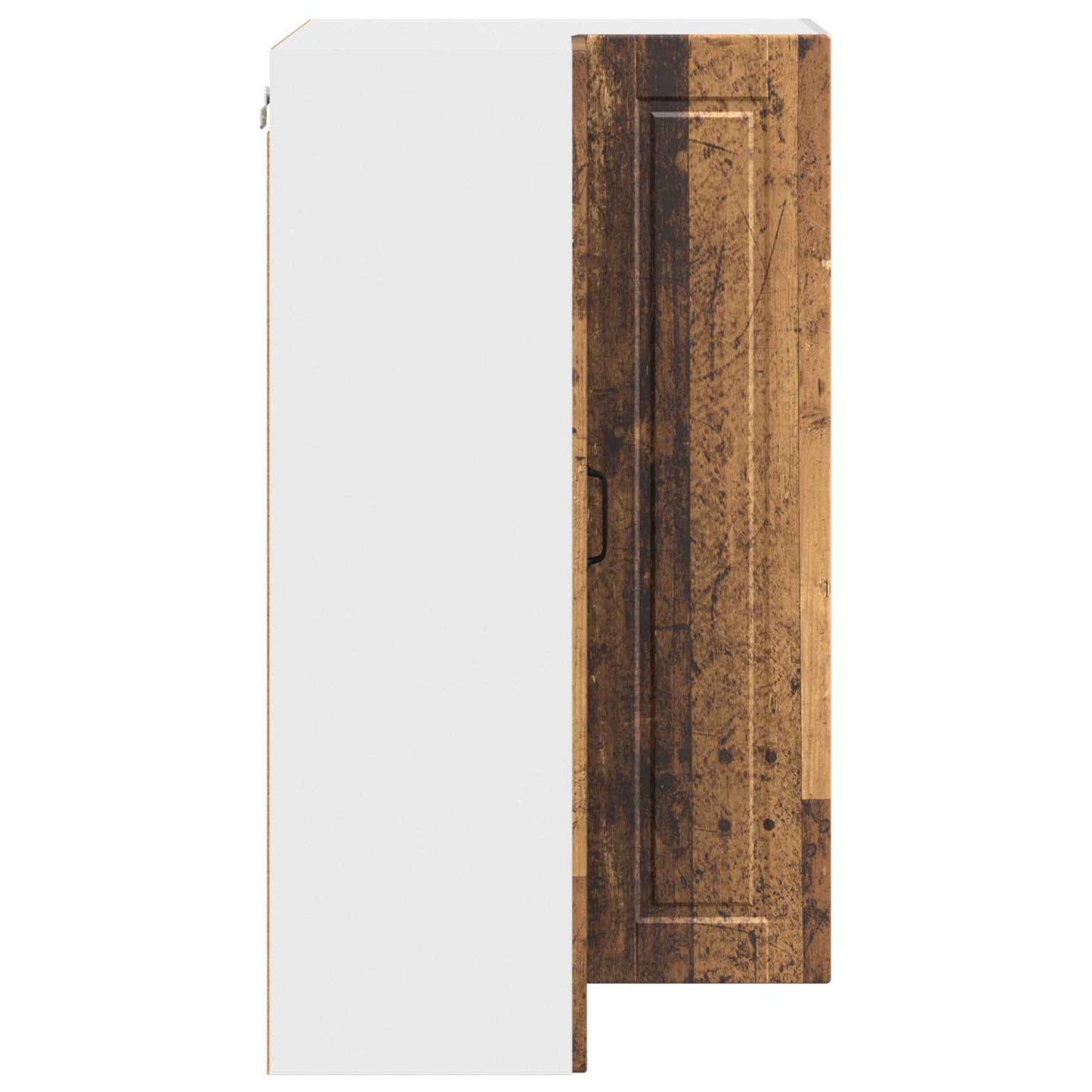 Mobile angolare per parete PORTO Legno vecchio 57 x 57 x 100 cm