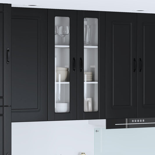 Pannello lavastoviglie Nero 60 x 31 x 100 cm Legno multistrato | homemem39