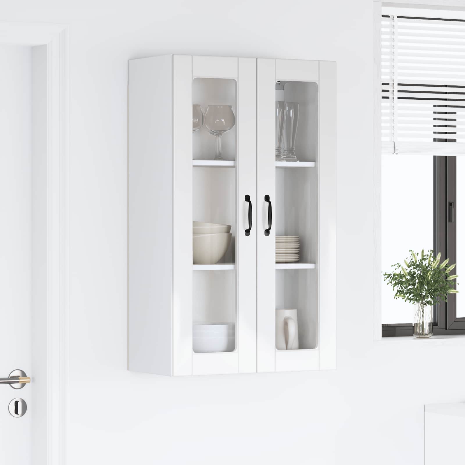 Pannello lavastoviglie con porta Bianco Lucido 60 x 31 x 100 cm | homemem39