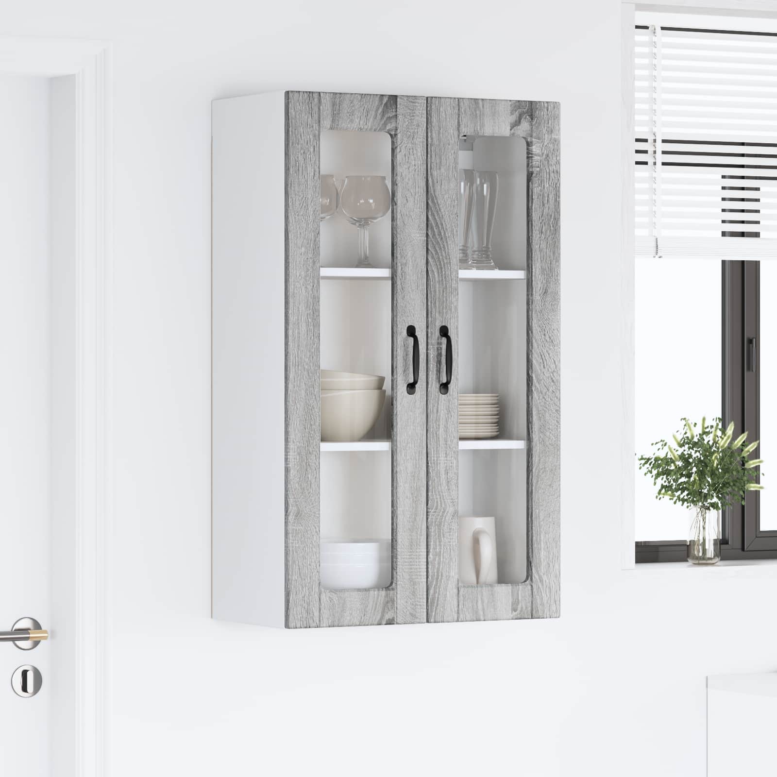 Pannello lavastoviglie con porta Grigio Sonoma 60 x 31 x 100 cm | homemem39