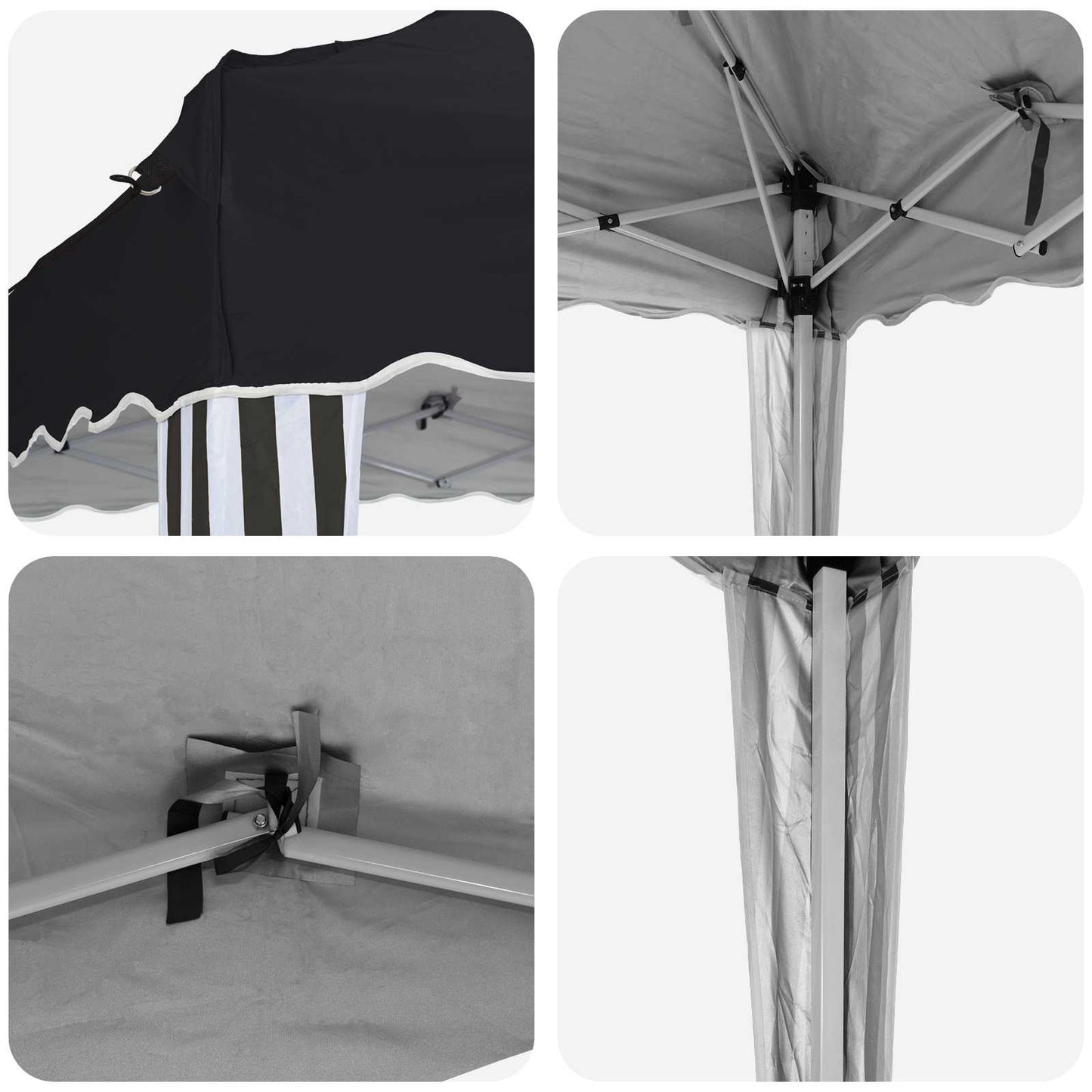 Tenda per feste a pop-up Antracite 195 x 195 x 245 cm | homemem39