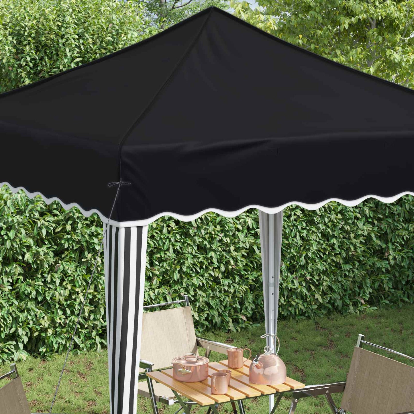 Tenda per feste a pop-up 195 x 195 x 245 cm Antracite