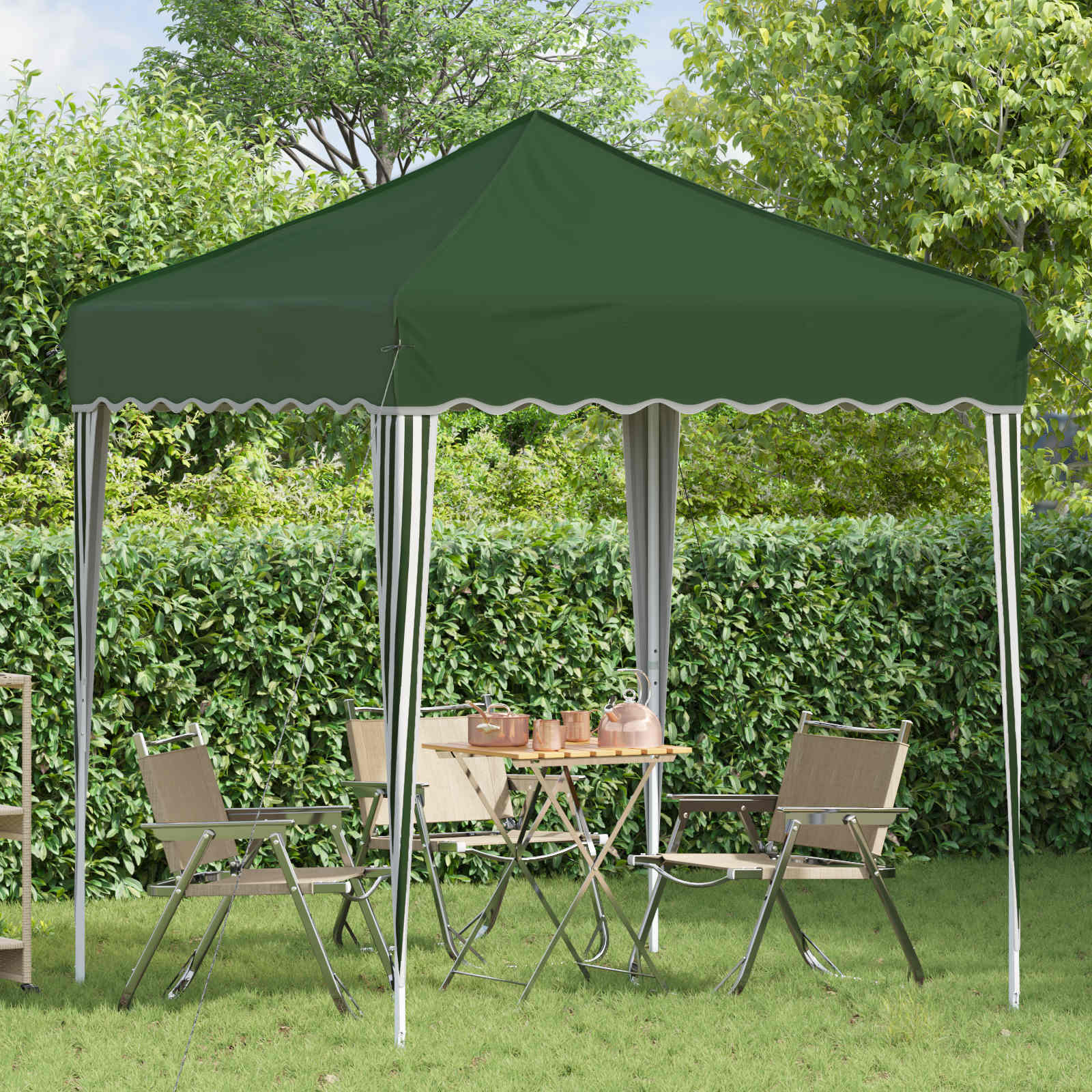Tenda per feste a pop-up Verde 195 x 195 x 245 cm | homemem39