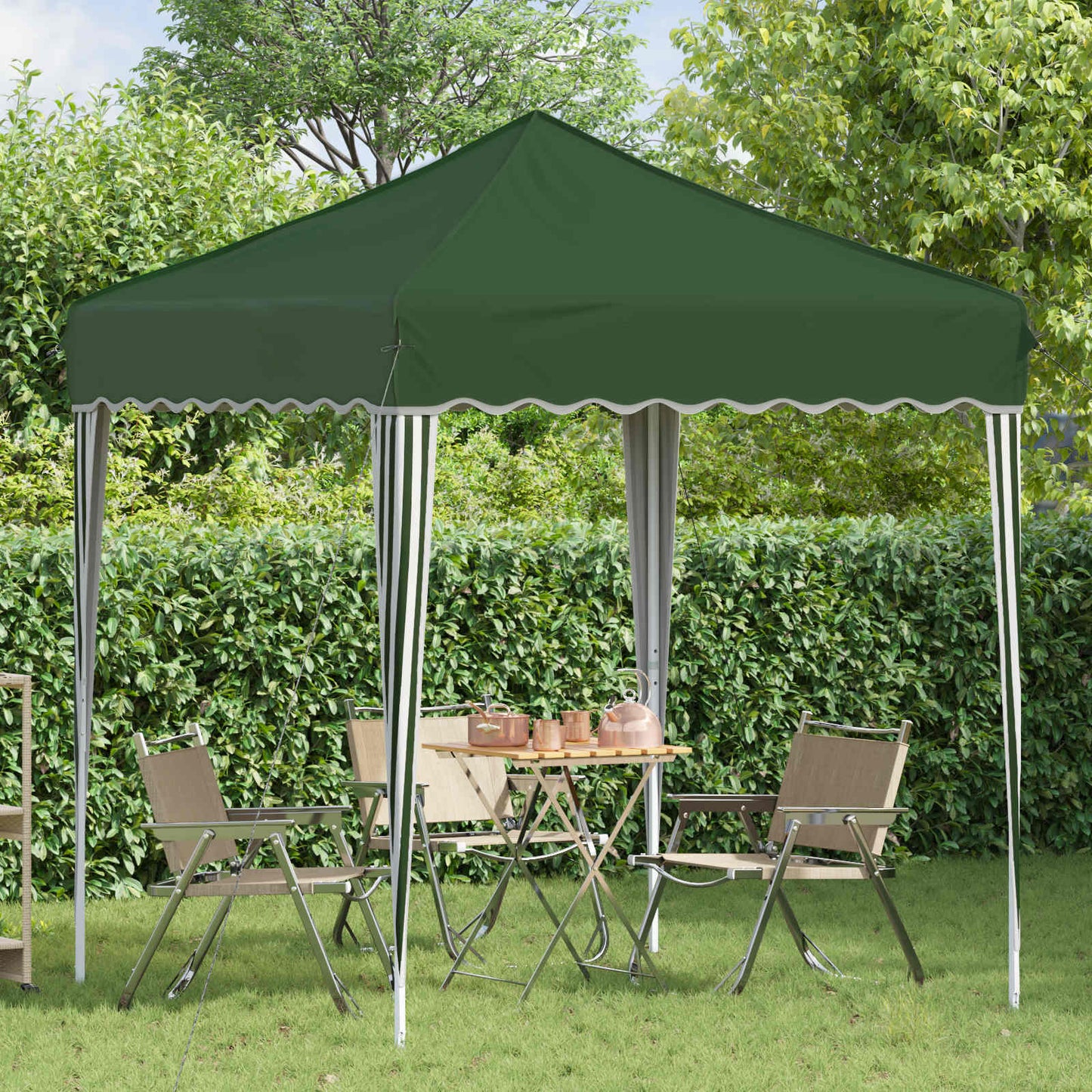 Tenda per feste a pop-up 195 x 195 x 245 cm Verde