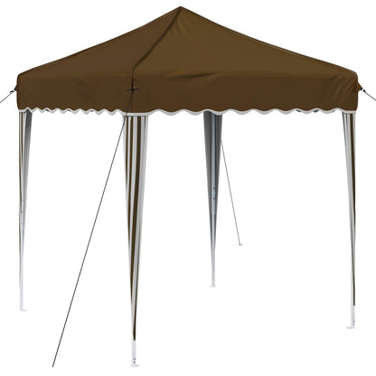 Tenda per feste a pop-up 195 x 195 x 245 cm Tortora