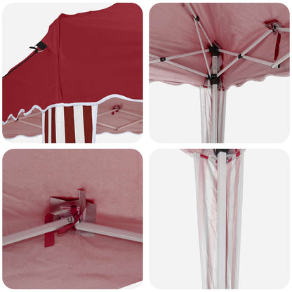 Tenda per feste a pop-up Borgogna 195 x 195 x 245 cm | homemem39