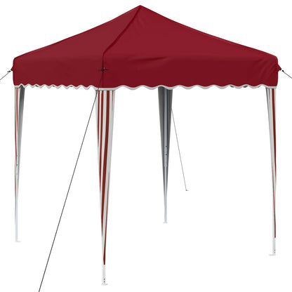 Tenda per feste a pop-up 195 x 195 x 245 cm Borgogna