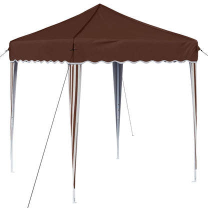 Tenda per feste a pop-up 195 x 195 x 245 cm Marrone | homemem39