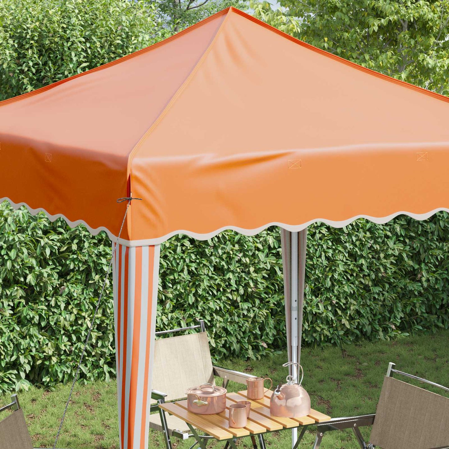 Tenda per feste a pop-up 195 x 195 x 245 cm Arancione | homemem39